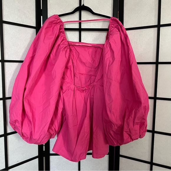 Nasty Gal Petite Extreme Puff Sleeve Mini Dress - Picture 4 of 6